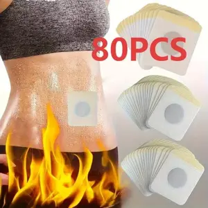 80 Pieces Navel Stickers Unisex for Belly Button Thigh Foot Abdomen Buttocks, Body Care Essentials, Comfortable & Durable Design