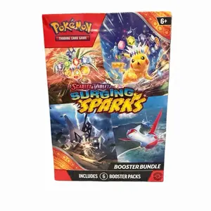 Pokémon Trading Card Game Scarlet & Violet Surging Sparks Booster Bundle Includes 6 Booster Packs for Ages 6+