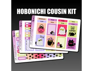 Halloween with Edgar - Hobonichi Cousin Sticker Kit