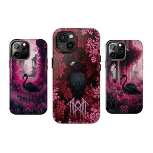 Sleep Token Flamingo Phone Case,Even In Arcadia Album 2025,Cool Phone Case,For iPhone 17 Pro Max 16 15 14 13 12 11 for Samsung S21 S22 S23 S24 S25 Phone Case,Shockproof Durable Design,Gifts For Fans,Halloween gift