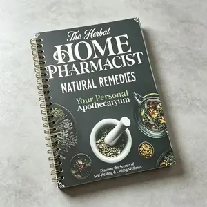 Herb Notebook A5 Spiral Coil High Aesthetic, Perfect for Note-Taking and Journaling, Compact Size Ideal for On-The-Go Use