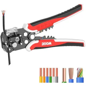 Self-Adjusting Wire Stripper Tool – 3-in-1 Automatic Stripping, Cutting & Crimping Tool for AWG 10-24, Fast & Precise