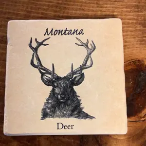 Vintage Deer Coaster