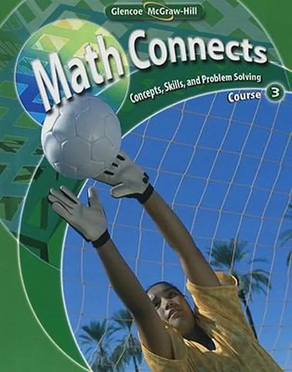 USED Book - Math Connects: Course 3: Concepts, Skills, and Problems Solving by Day, Roger (Hardcover) - english