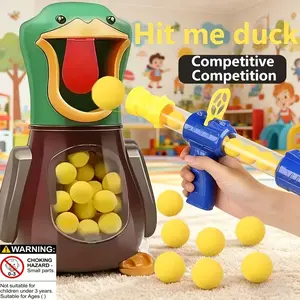 Hungry Duck Feeding Game Toy Set, Hand-Eye Coordination & Motor Skills, Party Games, Parent-Child Interaction, Safe Material, Indoor Outdoor Play, Circle Popper