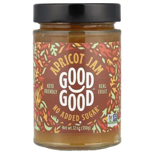 GOOD GOOD Apricot Jam, 12 oz (330 g)