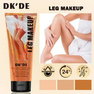 Waterproof Leg Makeup: The secret to smooth, flawless legs! Covers blemishes, veins, and uneven tone without streaks. Long-lasting formula stays put all day—even through swimming or workouts! 3 options to match your skin, easy to apply, no transfer.