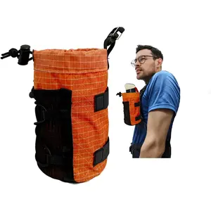 Ultralight Water Bottle Holder for Backpack Straps - Fits 8-24oz Bottles | Hands-Free Hydration Pouch for Hiking, Running & Outdoor Activities