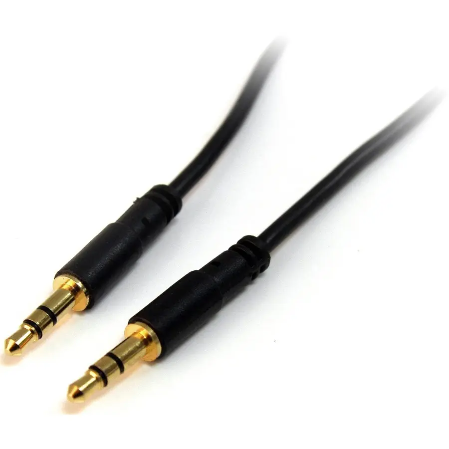 StarTech 10 ft Slim 3.5mm Stereo Audio Cable - M/M