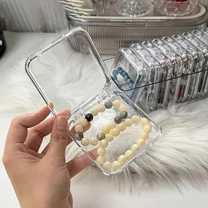Clear Acrylic Jewelry Storage Box, 1 Count Dustproof Durable Portable Makeup Organizer, Jewelry Storage Box for Cosmetics, Jewelry, Nail Art Supplies, Travel Accessories, Traveling Essentials