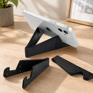 3 Pack Foldable Cell Phone Stand, Portable Desk Phone Holder for iPhone, iPad, Kindle & Android Smartphones