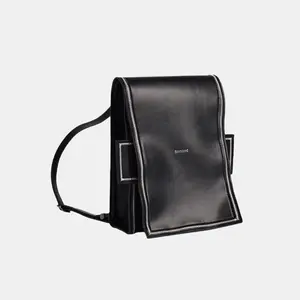SOMLORD 2-in-1 Leather Retro Mini Backpack, Everyday Convertible Shoulder Bag, Casual Versatile Design for Business,Travel and Back to School Use