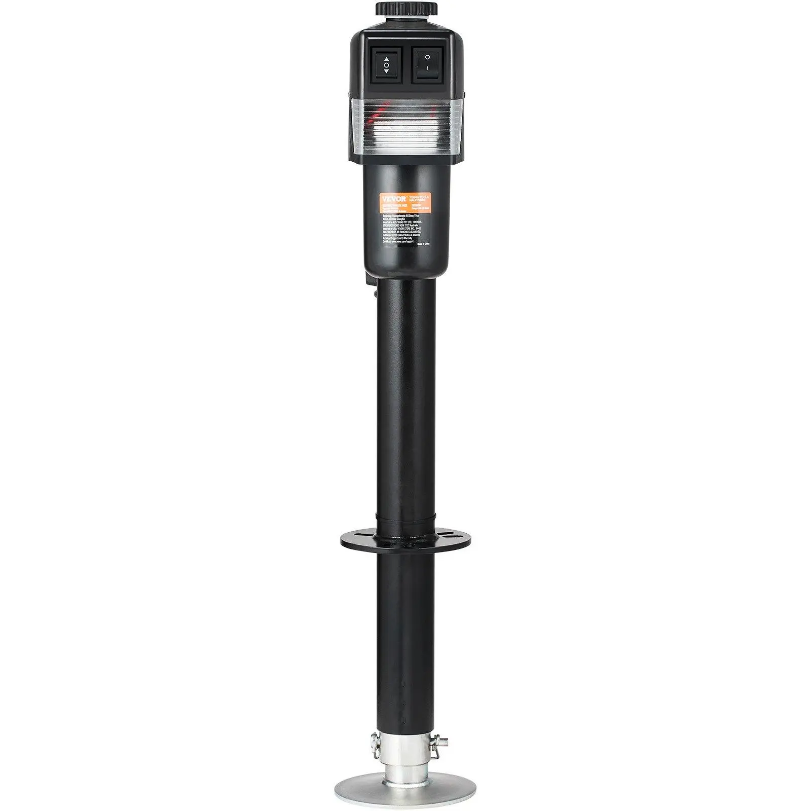 3500 lbs Electric Trailer Jack 9.84"-33.85" Jack with Waterproof Cover for Lifting RV Trailer