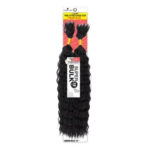 Shake-N-Go Human Hair Blend Braids Organique Pre-Stretched Top Super Bulk (18"-22")