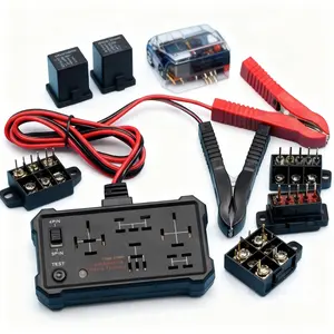 Upgraded 12V-24V Automotive Relay Tester, Compact Car Circuit Tester with LED Display, Essential Car Electrical Repair Measuring Tool