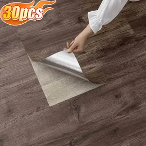 30pcs 11.8in*11.8in Easy Peel & Stick Vinyl Floor Tiles, 11.8x11.8 Inches - Durable, Self-Adhesive & Removable for DIY Home Decor, Christmas Decor Wall Stickers 3D wall panels tiktokshopspringglowup