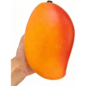 Squishy Colossal Slow Rising Scented Fruit Squishies – Mango Handmade Fidget Toys, Soft Sticky Stress Reliever
