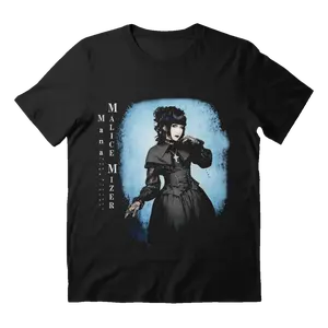 Vtg Malice Mizer Band Black Men's T-Shirt, Unisex Cotton Men's Sweatshirt Menswear Top