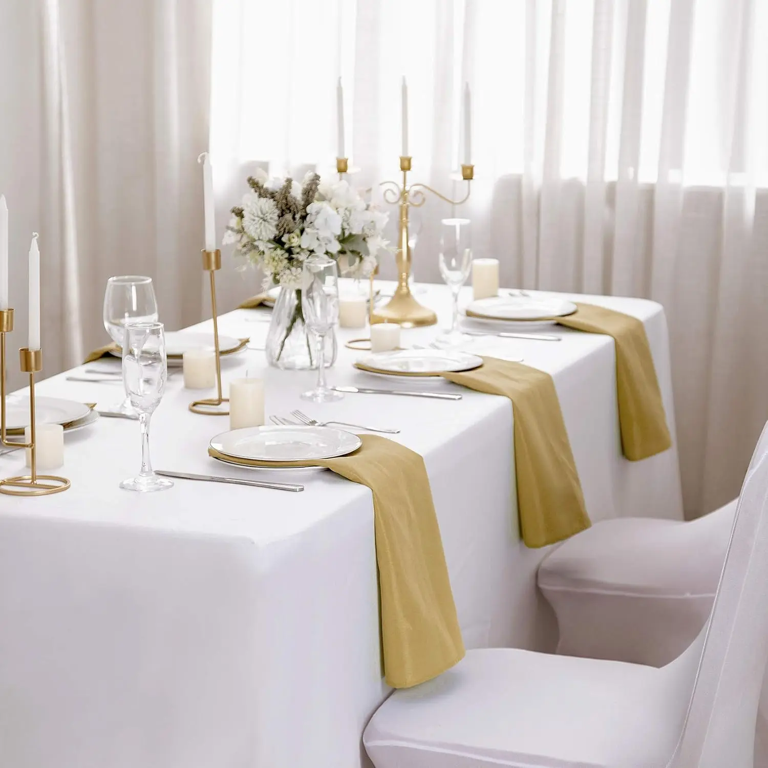 Bailarina Cloth Napkins Set of 120,17x17 inches Dinner Napkins Cloth Washable,Polyester Square Table Cloth Napkin Bulk with Hemmed Edges Ideal for Banquets,...