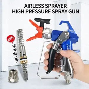 Graco 3600Psi Airless Paint Sprayer Gun 4 Finger Trigger 24.8MP High Pressure Spray Tool with 517 Tip Guard Flexible Connector for Professional DIY Projects