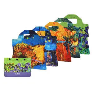 Envirosax Full Pouch Sets – Van Gogh Set of 5 | Eco-Friendly Foldable Tote Bags