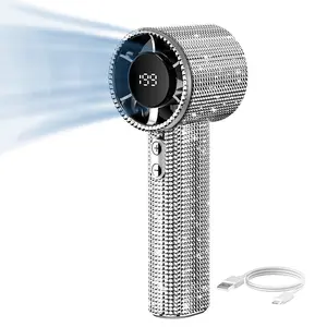 USB Rechargeable Outdoor Compact Fan, Portable Fan, Large Capacity Long-Lasting Battery Life, Eliminates Scorching Heat, Summer Essential