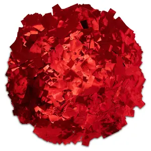 Rectangle Red Metallic Confetti – Premium Mylar Slow-Falling 1lb Loose Pack