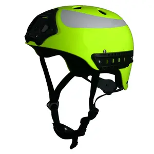 First Watch FWBH-HV-L-XL First Responder Water Helmet, Large & Extra Large - Hi-Vis Yellow, Water Sports, Abs Shell