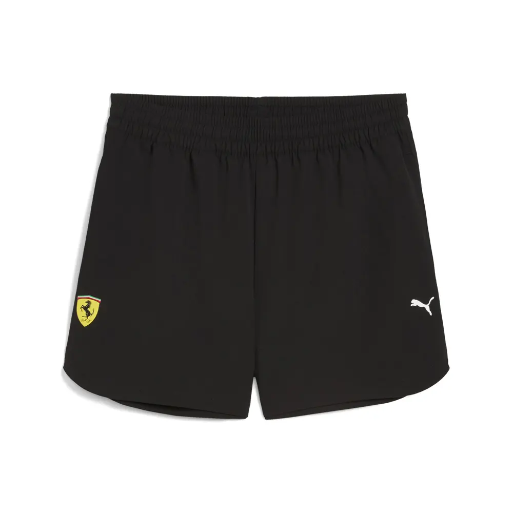 PUMA Womens Scuderia Ferrari Race Woven Shorts Casual Bottoms Casual - Black PUMA Womens Scuderia Ferrari Race Woven Shorts Casual Bottoms Casual - Black