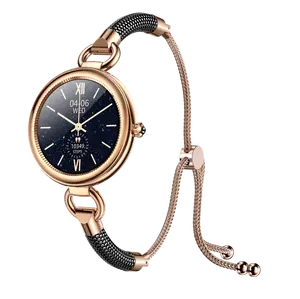 GBOOWIN Women's Smart Watch with Jewelry Bracelet, Bluetooth Calling, AMOLED Display, Sleep & Wellness Tracking, 107+ Sports Modes, Waterproof for iPhone & Android