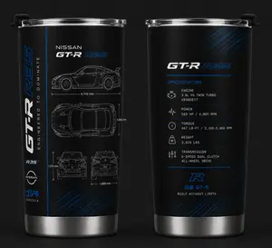 Nissan GTR R35-Inspired Stainless Steel Travel Tumbler – 20oz