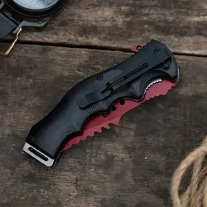 4.8 inch Folding Knife Pocket Knives with clip,EDC Pocket knives,Spring Assited