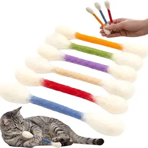 Set of 6 -Filled Kick Toys for Cats, Designed for Interactive Play And Teething Relief, Helping to Alleviate Boredom And Support Dental Health, Making a Great Gift for Cat Enthusiasts, Without Battery