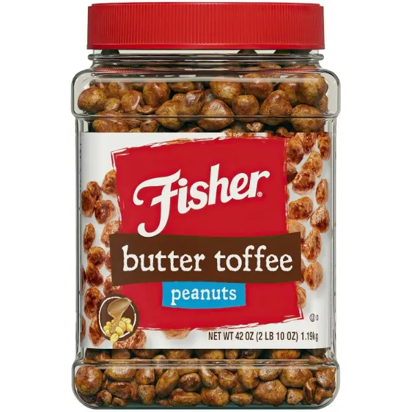 Butter Toffee Peanuts, 42 Ounces (Pack of 1), No Artificial Colors or Flavors, 100% Recyclable