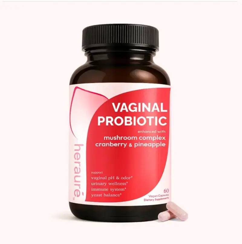7B CFU Feminine Probiotic Pills MushroomCranberry Extract Intimate Freshness VeganDaily Wellness Supplement