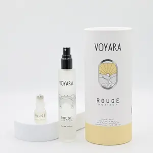 Voyara Rouge Horizon Travel Size Perfume Combo 15ml Eau de Parfum & 2ml Roll TSA Approved Travel Friendly