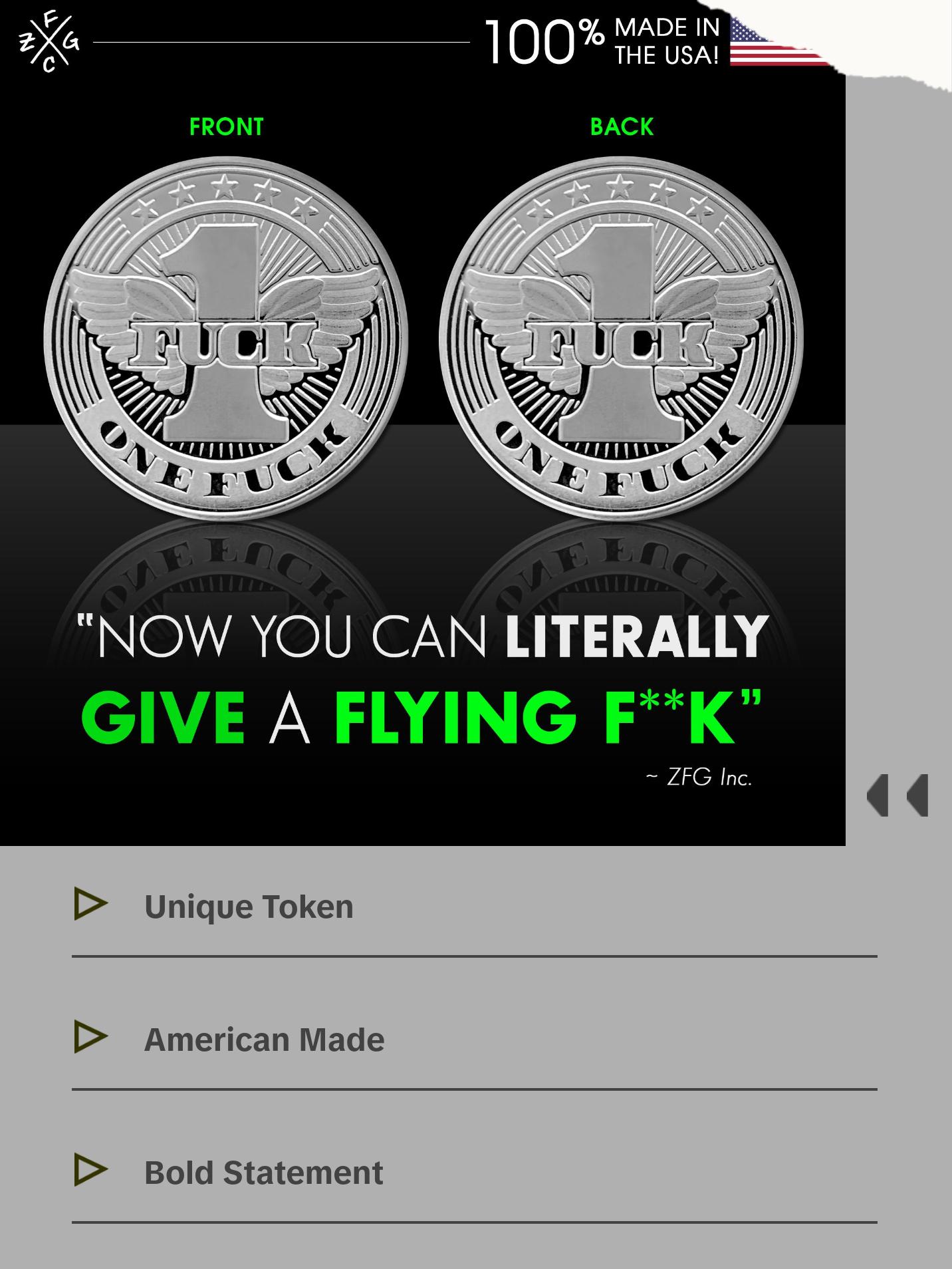 ZFG Inc. One Fuck 