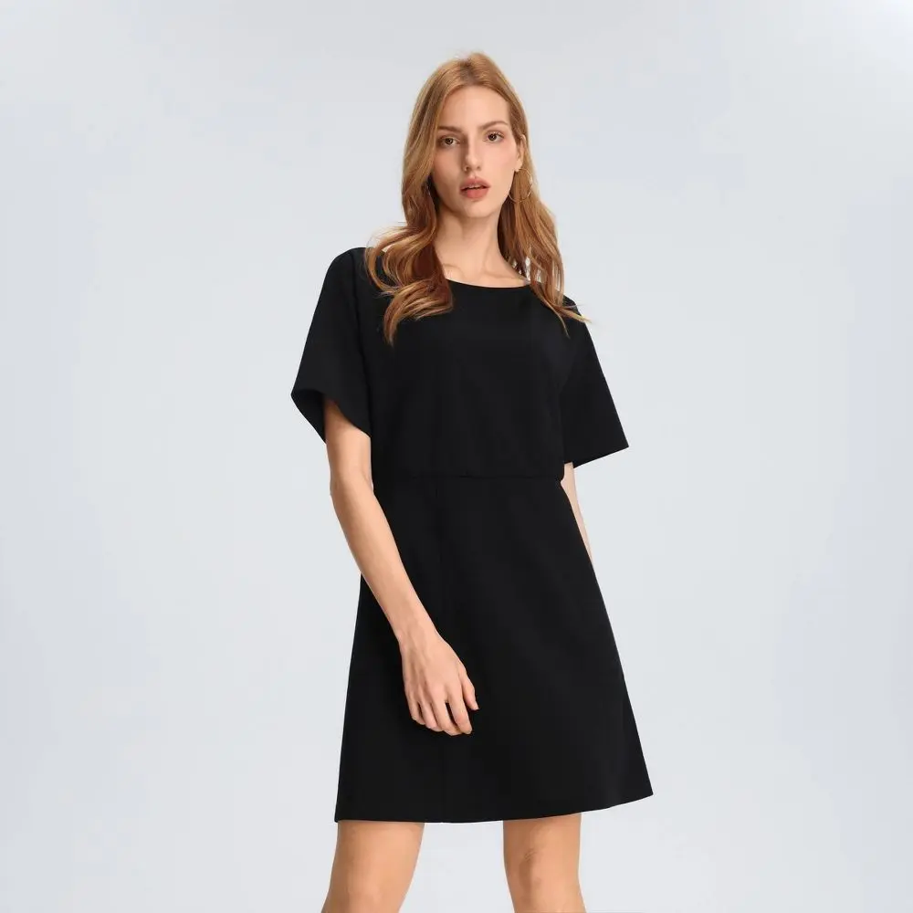 Women's Short Sleeve Mini A-Line Dress - A New Day