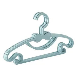 Plastic Clothes Hanger, 5 Counts Multifunctional Pants Rack, Portable Clothes Hanger, Home Organizer for Bedroom Wardrobe, Hanging, Hanger Space Saving, Curved Design Hanger, Curved Shape Hanger, Plastic Hangers