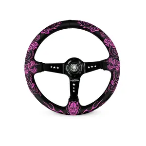 Pink Dragon’s Breath Steering Wheel 350mm X Lowered Empire
