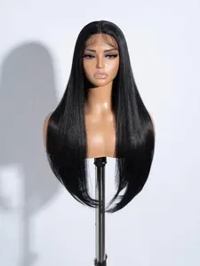 Long Straight Wigs for Women, Wigs with Bangs for Daily, Cosplay, Anime Or Costume Party, Striking Natural Fluffy Hair Wigs with Baby Bangs for Daily & Party Hairstyle Decoration Glueless