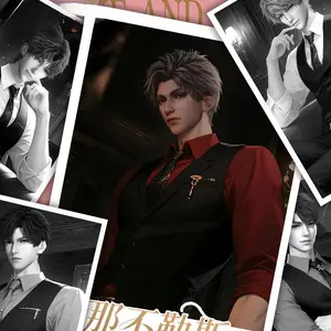 Love and Deepspace, "Naples Coastline" Collector’s Crystal Frame Postcard, 10*15cm,  Anime and Game Fan Art Merch