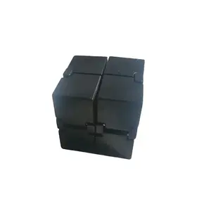 Infinity Vibe Fidget Toy - Black Plastic Design, Compact Shape, Ideal for Stress Relief and Relaxation figet toys