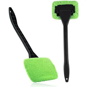 Car Window Glass Cleaning Brush, Car Front Windshield Cleaner, Window Cleaning Tool, Long Handle Auto Glass Wiper, Professional Car Cleaning Tool, Men's Gift Ldeas, Cleaning Supplies