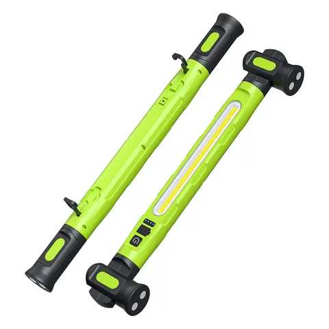 Cordless Rechargeable Under Hood LED Work Light Bar - 3000LM, 5200mAh, Magnetic, With Hooks, Single Pack, ABS, Ideal for Mechanic Car Repair Use
