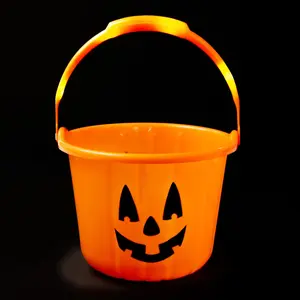 Light-Up Jack-O'-Lantern BPA-Free Plastic Trick-or-Treat Bucket