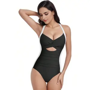 Women's One Piece Swimdress Swimsuits For Women Tummy Control Swim Bathing Suit