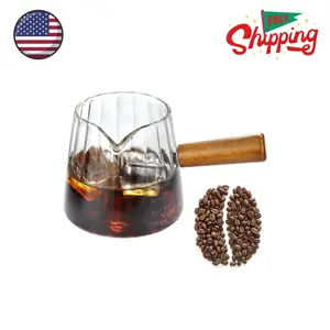 6OZ Espresso Cups, Glass Espresso Shot Measuring Cup