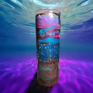 25oz Geode Theme Tumbler - Perfect for Your Beverage - Drinkware, Bottle Cup