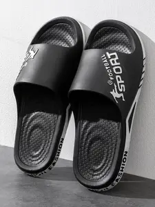 Men's Slippers, Beach Sandals, Home Slippers, Slide, Footwear, Fashionable Eva Material, Casual Style, Less Than Ankle Height, All Seasons